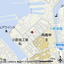広島県尾道市向島町富浜16058-37周辺の地図