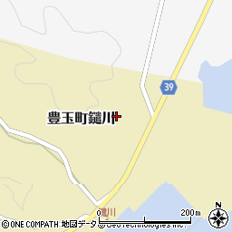 長崎県対馬市豊玉町鑓川周辺の地図