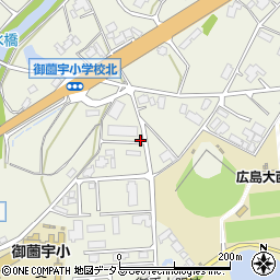 広島県東広島市西条町御薗宇8549-17周辺の地図