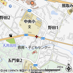 野田中央周辺の地図