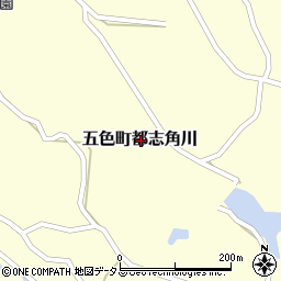 兵庫県洲本市五色町都志角川周辺の地図