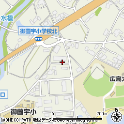 広島県東広島市西条町御薗宇8549周辺の地図