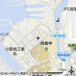 広島県尾道市向島町富浜16058-92周辺の地図