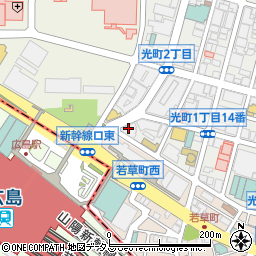大昭和紙工産業株式会社　広島出張所周辺の地図