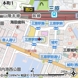 ホテルルートイン三原駅前周辺の地図
