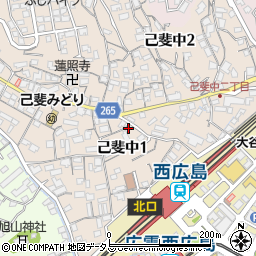 中国水工　広島事務所周辺の地図