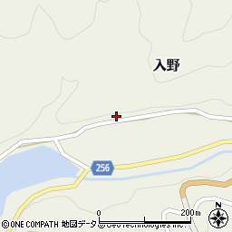 奈良県吉野郡吉野町入野257周辺の地図