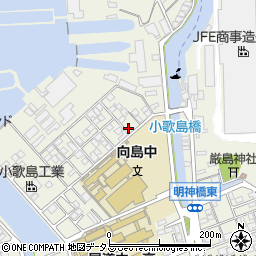 広島県尾道市向島町富浜16058-18周辺の地図
