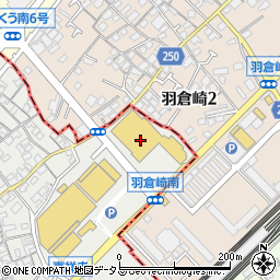 キャンドゥイオンタウン羽倉崎店周辺の地図