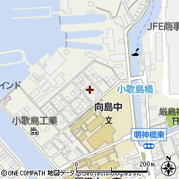 広島県尾道市向島町富浜16058-94周辺の地図