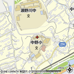 広島市立中野小学校周辺の地図