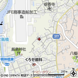 広島県尾道市向島町337周辺の地図