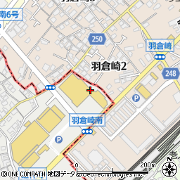 ドコモショップ羽倉崎店周辺の地図