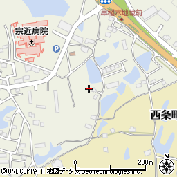 広島県東広島市西条町御薗宇10717周辺の地図