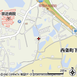 広島県東広島市西条町御薗宇10721周辺の地図