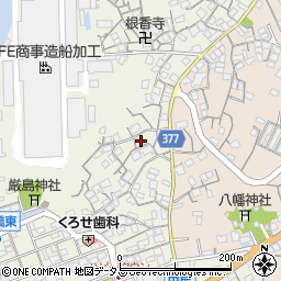 広島県尾道市向島町富浜344-2周辺の地図