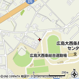 広島県東広島市西条町御薗宇3541-13周辺の地図