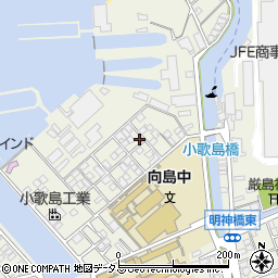 広島県尾道市向島町富浜16058-96周辺の地図