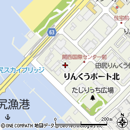 関西国際センター周辺の地図