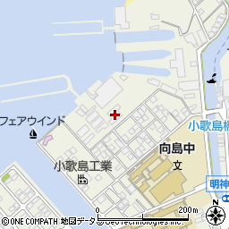 広島県尾道市向島町富浜16058-16周辺の地図