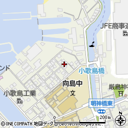 広島県尾道市向島町富浜16058-82周辺の地図