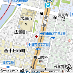 セブンイレブン広島広瀬町店周辺の地図