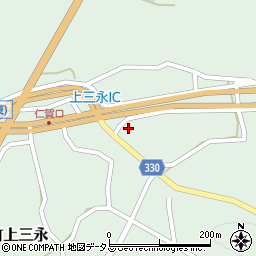 広島県東広島市西条町上三永825周辺の地図
