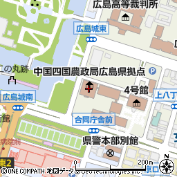 広島合同庁舎周辺の地図