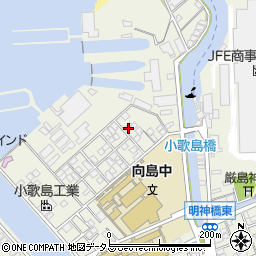 広島県尾道市向島町富浜16058-68周辺の地図