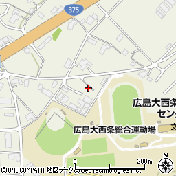 広島県東広島市西条町御薗宇3541周辺の地図