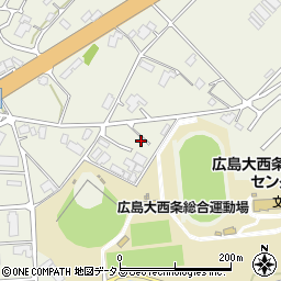 広島県東広島市西条町御薗宇3541周辺の地図