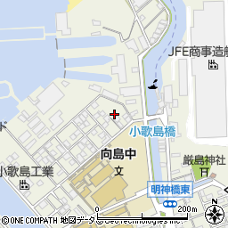 広島県尾道市向島町富浜16058-31周辺の地図