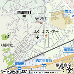 広島県尾道市吉和西元町13-3周辺の地図