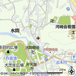 大阪府貝塚市水間461周辺の地図