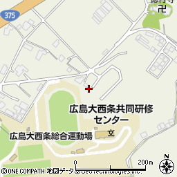 広島県東広島市西条町御薗宇10624周辺の地図