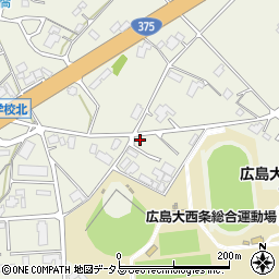 広島県東広島市西条町御薗宇3542周辺の地図