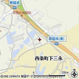 広島県東広島市西条町御薗宇10730-38周辺の地図
