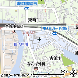 広島県三原市旭町周辺の地図