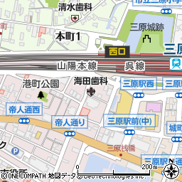 海田歯科医院周辺の地図