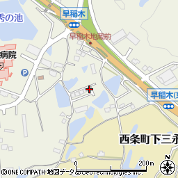 広島県東広島市西条町御薗宇10722周辺の地図