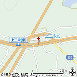 広島県東広島市西条町上三永952周辺の地図