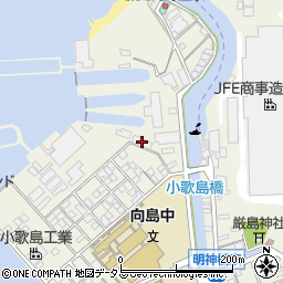 広島県尾道市向島町富浜16057-4周辺の地図