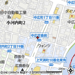 広島西警察署中広交番周辺の地図
