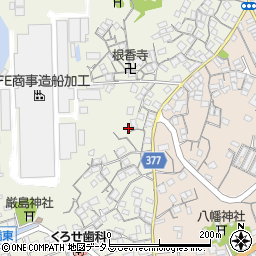 広島県尾道市向島町富浜389-1周辺の地図