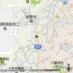 広島県尾道市向島町382周辺の地図