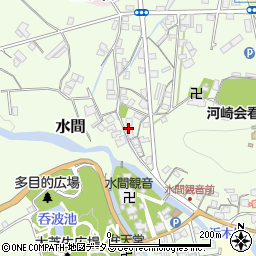 大阪府貝塚市水間467周辺の地図