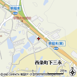 広島県東広島市西条町御薗宇10730-33周辺の地図