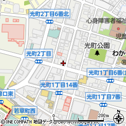 讃岐屋 光町店周辺の地図