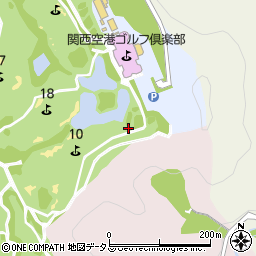 関西空港ゴルフ倶楽部周辺の地図