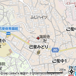 広島県広島市西区己斐中2丁目20周辺の地図